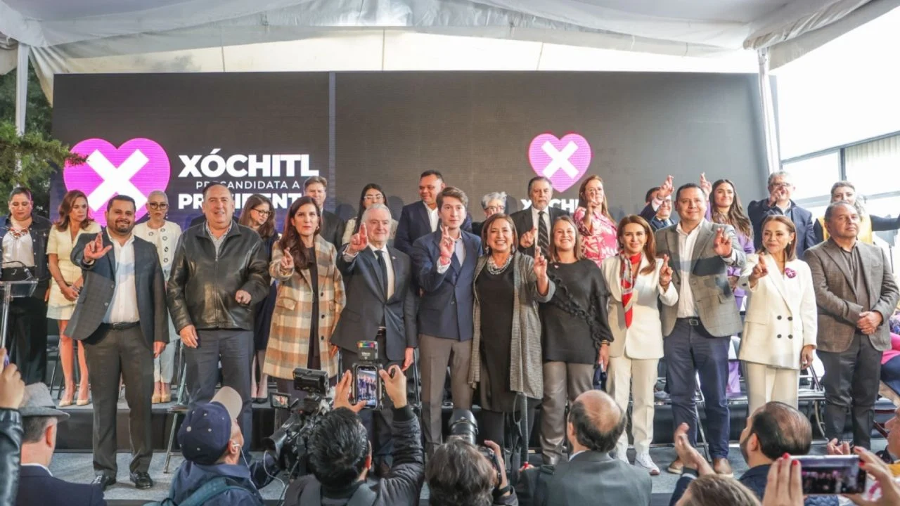 XÓCHITL GÁLVEZ PRESENTA A SU EQUIPO: DESCARTAN LOS CARGOS DE MOREIRA, GUAJARDO Y VÁZQUEZ MOTA