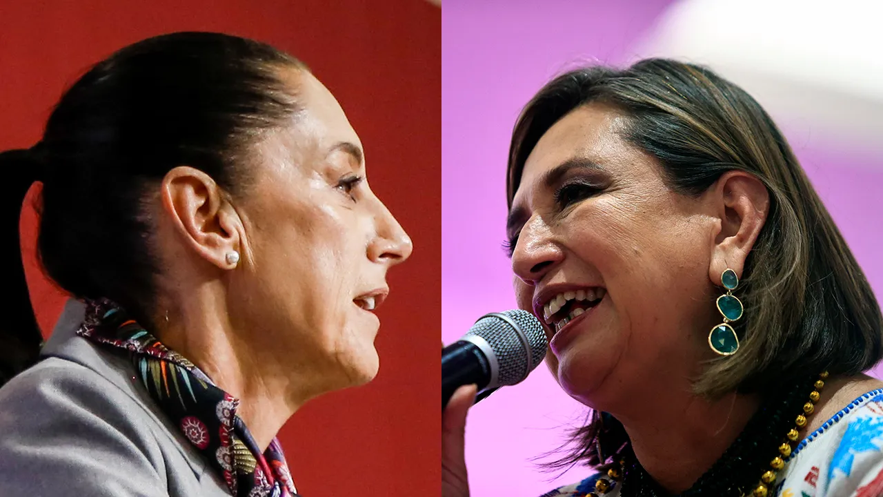 XÓCHITL ‘CELEBRA’ AVANCE VS. SHEINBAUM EN ENCUESTA EF: ‘6 PUNTOS HACIA ARRIBA ES BUENA NOTICIA’