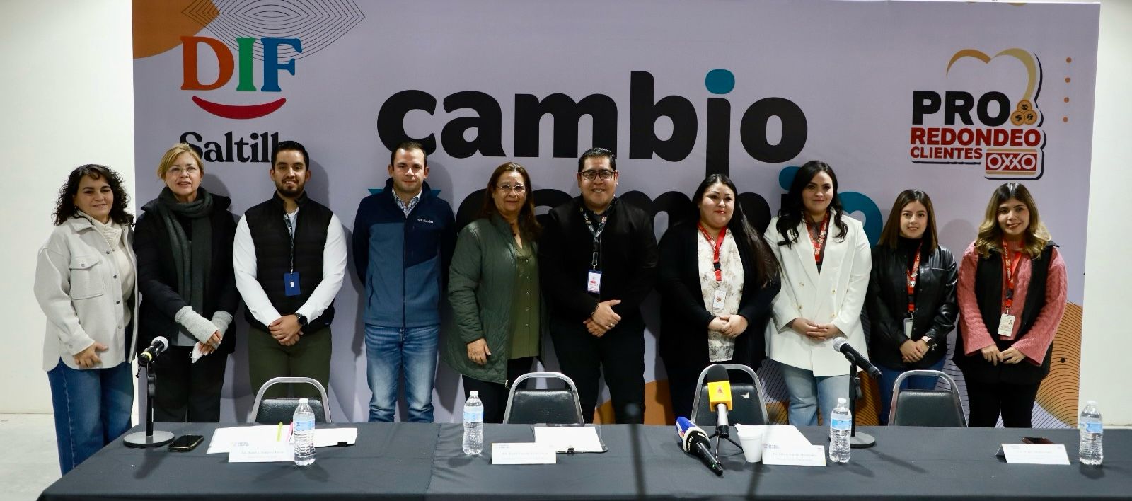 ARRANCAN REDONDEO DIF SALTILLO Y OXXO A FAVOR DE POBLACIÓN VULNERABLE
