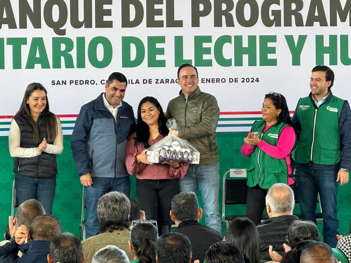 EN COAHUILA PONEN EN MARCHA PROGRAMA ALIMENTARIO ‘LECHE Y HUEVO’