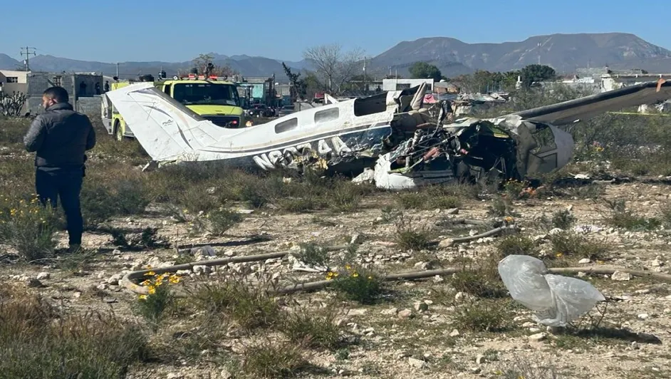 CAE AVIONETA EN AEROPUERTO DE RAMOS ARIZPE, COAHUILA; REPORTAN CUATRO MUERTOS