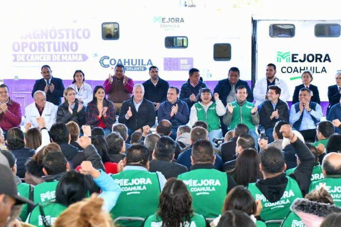 ARRANCAN MANOLO JIMÉNEZ Y ROMÁN CEPEDA LA CARAVANA DE LA SALUD EN TORREÓN