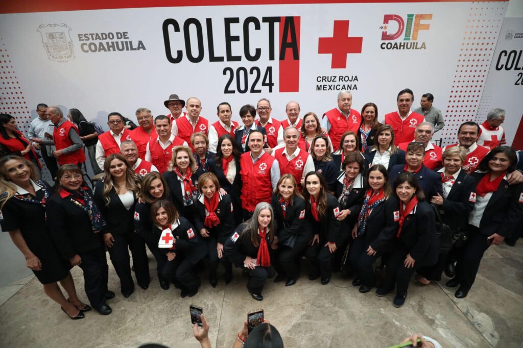 INICIA EN COAHUILA COLECTA ANUAL “TODOS SOMOS HÉROES” DE LA CRUZ ROJA MEXICANA SEDE NACIONAL