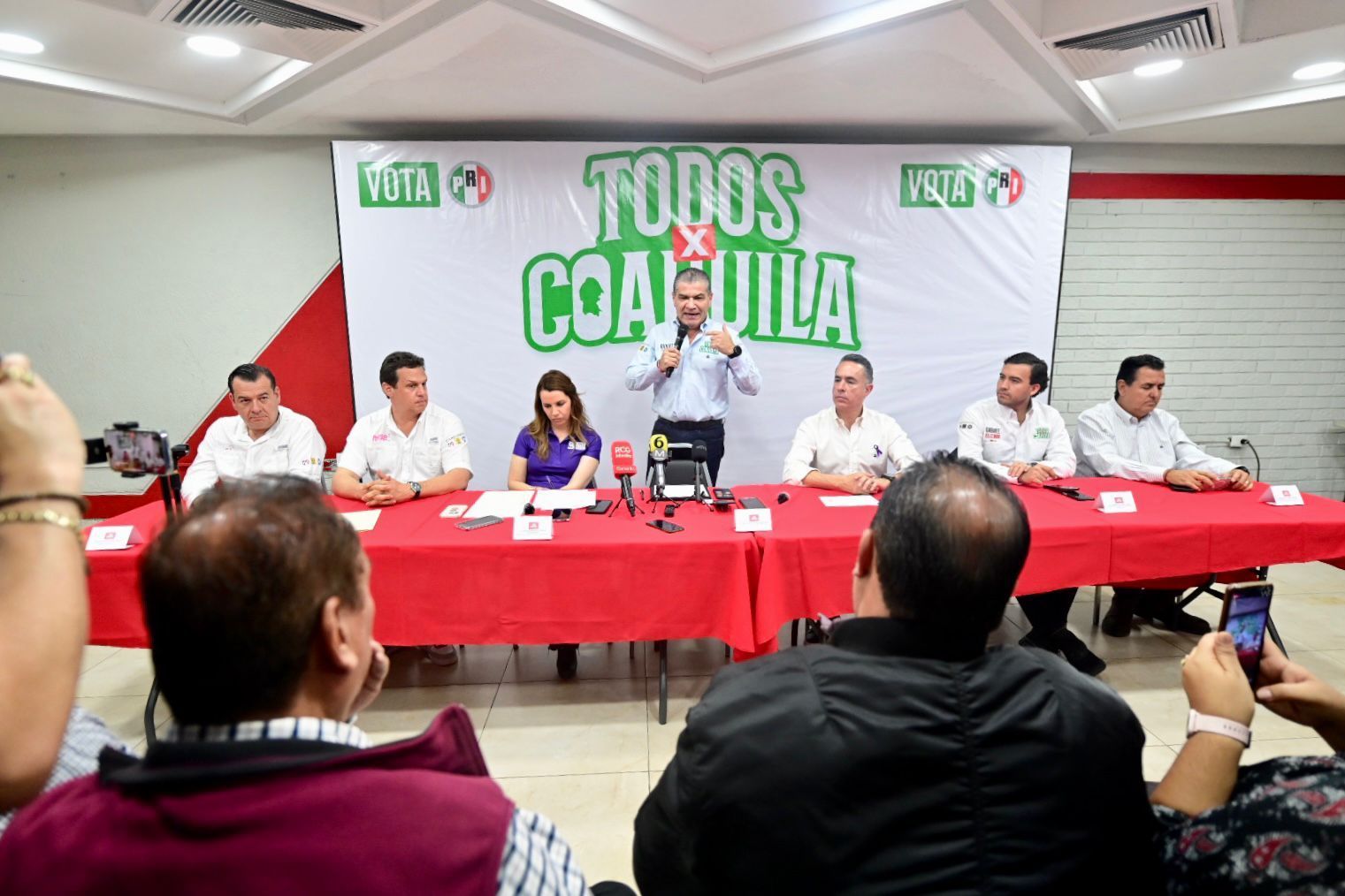 EN COAHUILA HAY CONDICIONES DE PAZ Y SEGURIDAD PARA LAS ELECCIONES, AFIRMAN RIQUELME Y MARÍA BÁRBARA