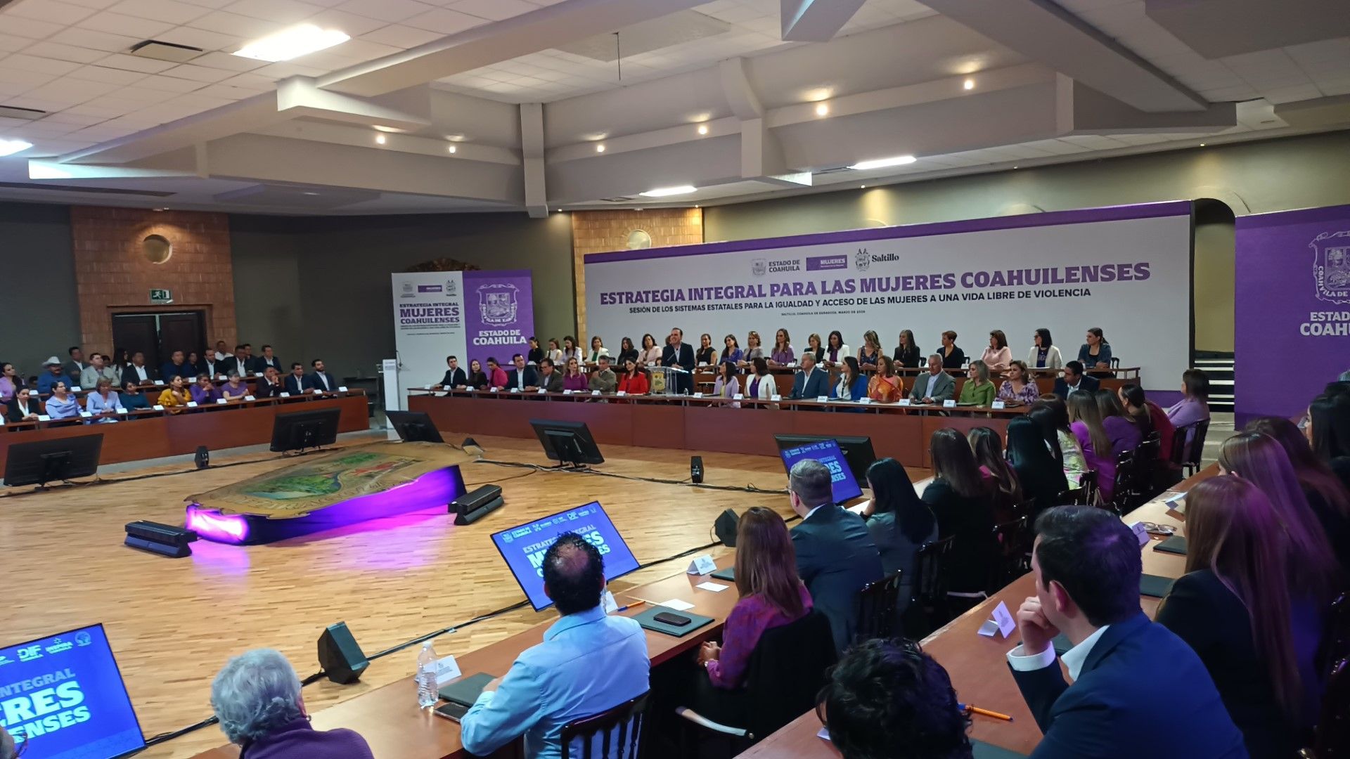 ANUNCIAN CREACIÓN DE LA FISCALÍA DE LAS MUJERES Y LA NIÑEZ DE COAHUILA E IMPLEMENTACIÓN DEL AGRUPAMIENTO VIOLETA EN TODO EL ESTADO