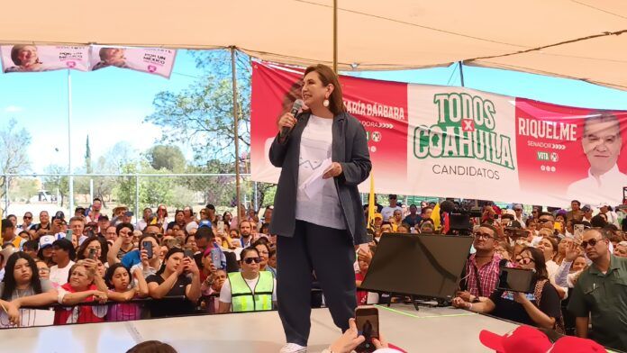 CON EL “MODELO COAHUILA” VAMOS A REGRESAR LA PAZ Y LA TRANQUILIDAD A MÉXICO; DICE EN SALTILLO XÓCHITL GÁLVEZ  