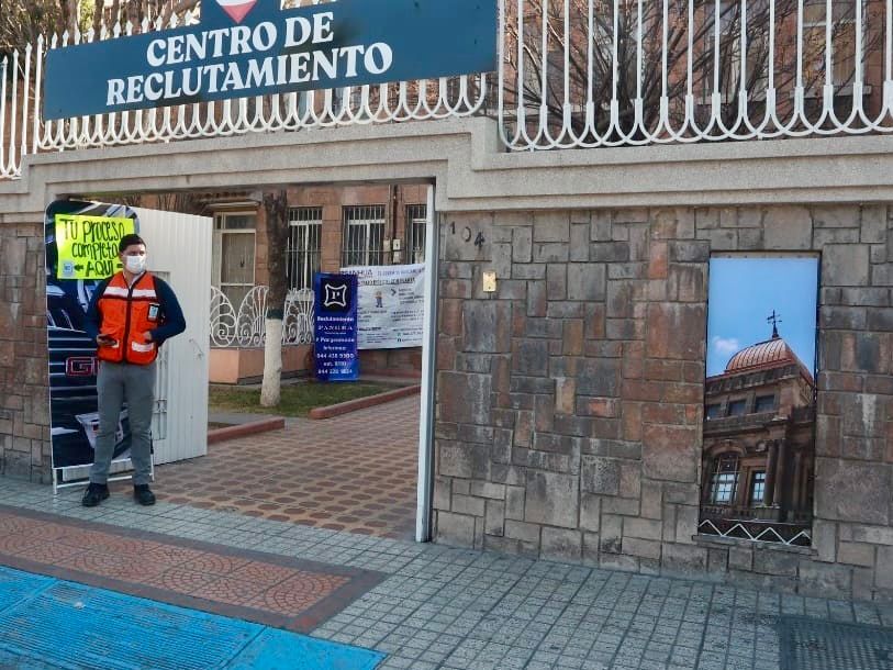 MANTIENE CENTRO DE RECLUTAMIENTO ABIERTAS SUS PUERTAS