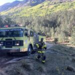 APAGA PROTECCIÓN CIVIL Y BOMBEROS INCENDIO EN CABAÑAS DE SAN ANTONIO DE LAS ALAZANAS