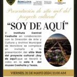 INVITAN A LA PRESENTACIÓN DEL SITIO WEB, «SOY DE AQUÍ».