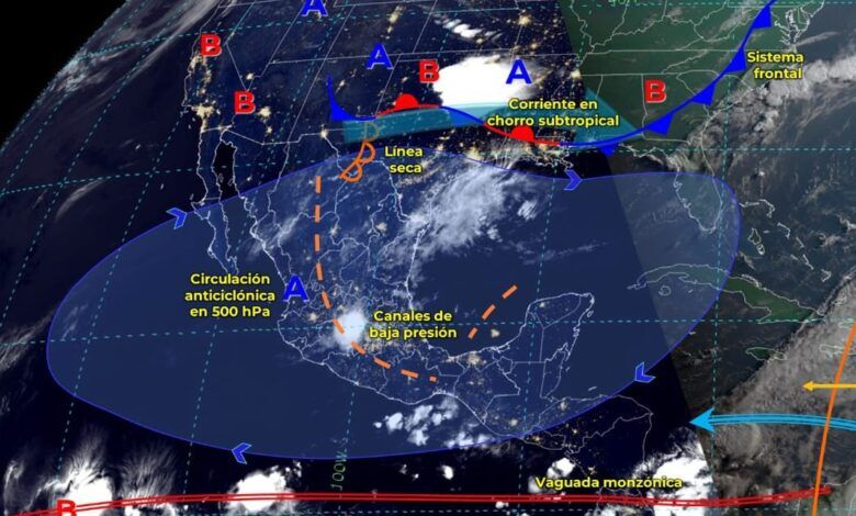 SE PRONOSTICAN ALTAS TEMPERATURAS Y LLUVIAS MUY FUERTES EN COAHUILA