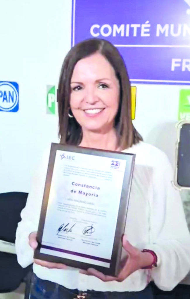 SARI PÉREZ: ALCALDESA ELECTA DE FRONTERA