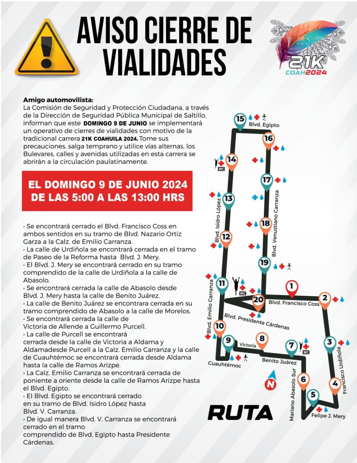 ¿LISTO PARA EL RETO? ESTE DOMINGO ES LA 21K COAHUILA