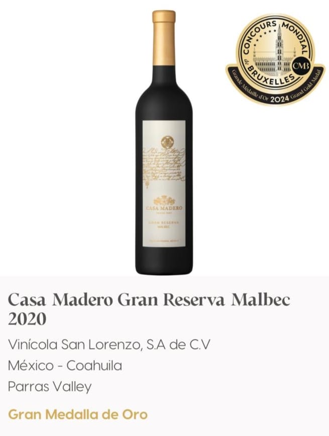 TIENE COAHUILA DE LOS MEJORES VINOS EN EL MUNDO; GANA 19 MEDALLAS EN EL CONCOURS MONDIAL DE BRUXELLES 2024