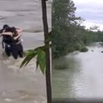 AMIGOS SE DESPIDEN CON ‘ÚLTIMO ABRAZO’ ANTES DE SER ARRASTRADOS POR UN RÍO EN ITALIA