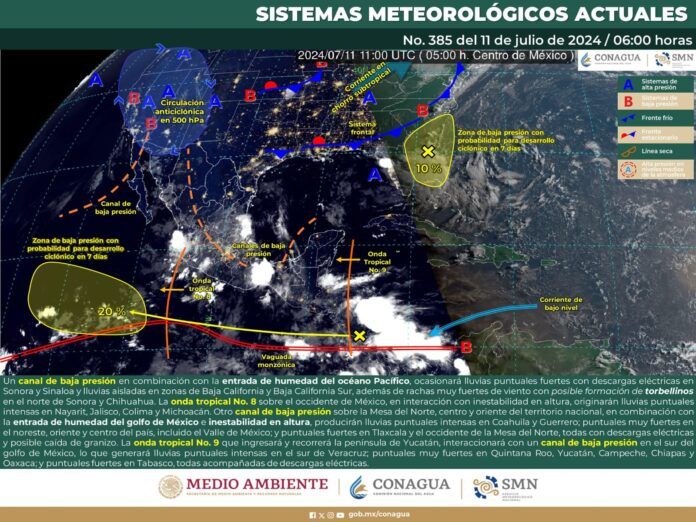 SE PREVÉN LLUVIAS PUNTUALES INTENSAS EN COAHUILA
