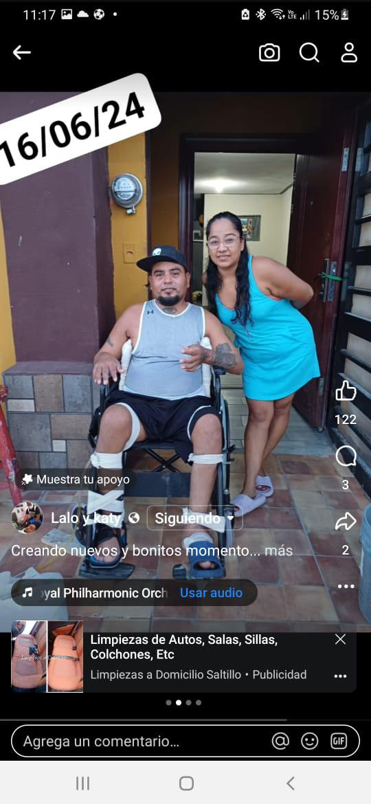 MONCLOVA: LALO Y KATY LE DIERON CUERPO A LA FRASE ‘EL AMOR TODO LO VENCE’, INCLUSO LA CUADRIPLEJIA