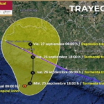 TORMENTA TROPICAL JOHN RECOBRA FUERZA Y AMENAZA CON LLUVIAS INTENSAS EN GUERRERO Y OAXACA