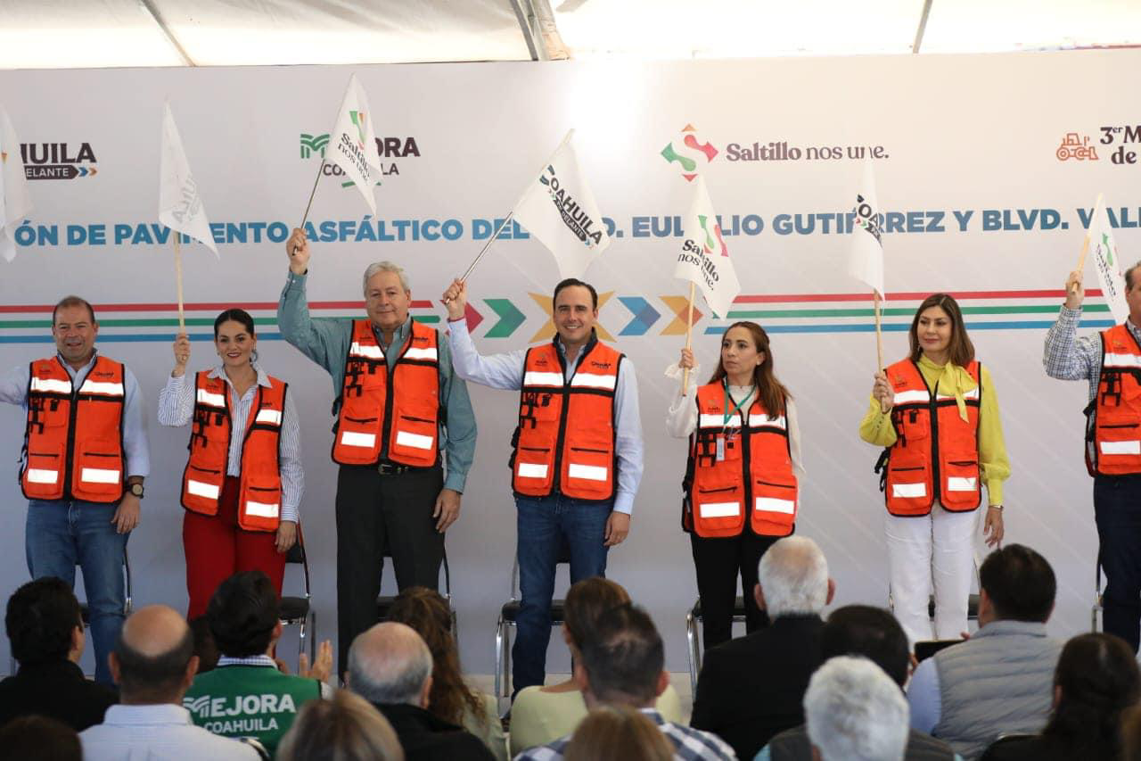 EN 3 AÑOS, 52 OBRAS DE PAVIMENTO EN SALTILLO