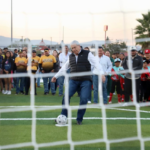 INAUGURA ALCALDE 3 NUEVAS CANCHAS EN PARQUE R. GONZÁLEZ; CONTINÚA TRANSFORMANDO SALTILLO