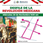 TODO LISTO PARA EL DESFILE REVOLUCIONARIO DEL 20 DE NOVIEMBRE EN MONCLOVA