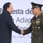 GOBERNADOR MANOLO JIMÉNEZ SALINAS PRESENTE EN LA TOMA DE PROTESTA DEL COMANDANTE DE LA SEXTA ZONA MILITAR