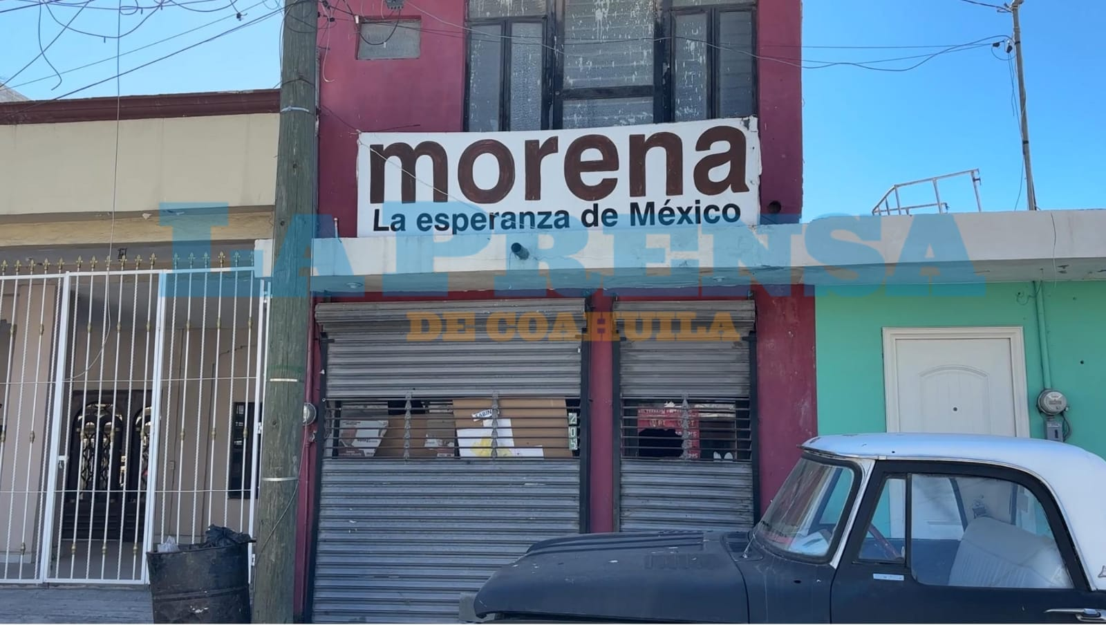 TAMBIÉN VANDALIZAN OFICINAS DE MORENA #ULTIMO MOMENTO #MONCLOVA