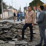 SUPERVISAN OBRAS EN LA CALLE ITURBIDE PARA MEJORAR LA CALIDAD DE VIDA EN SAN BUENAVENTURA