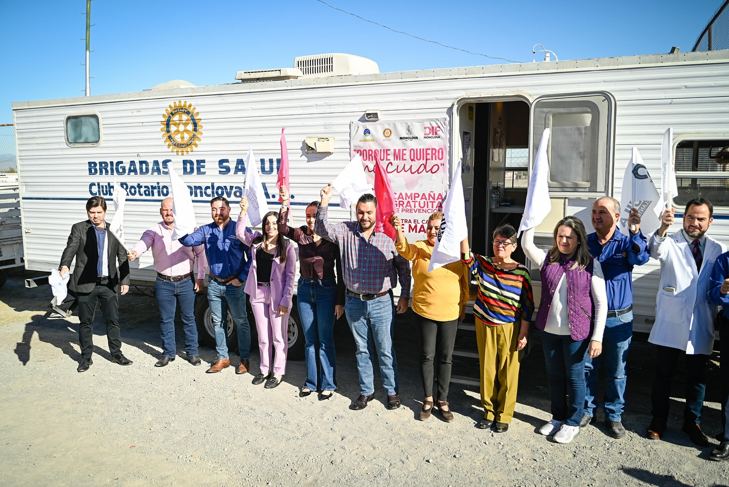 MONCLOVA ARRANCA CAMPAÑA GRATUITA DE MASTOGRAFÍAS GRACIAS A LA COLABORACIÓN ENTRE AUTORIDADES Y ORGANIZACIONES