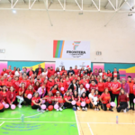 LA ALCALDESA DE FRONTERA, SARI PÉREZ CANTÚ, CELEBRA EL DÍA DEL AMOR Y LA AMISTAD CON UNA SESIÓN DE ZUMBA.