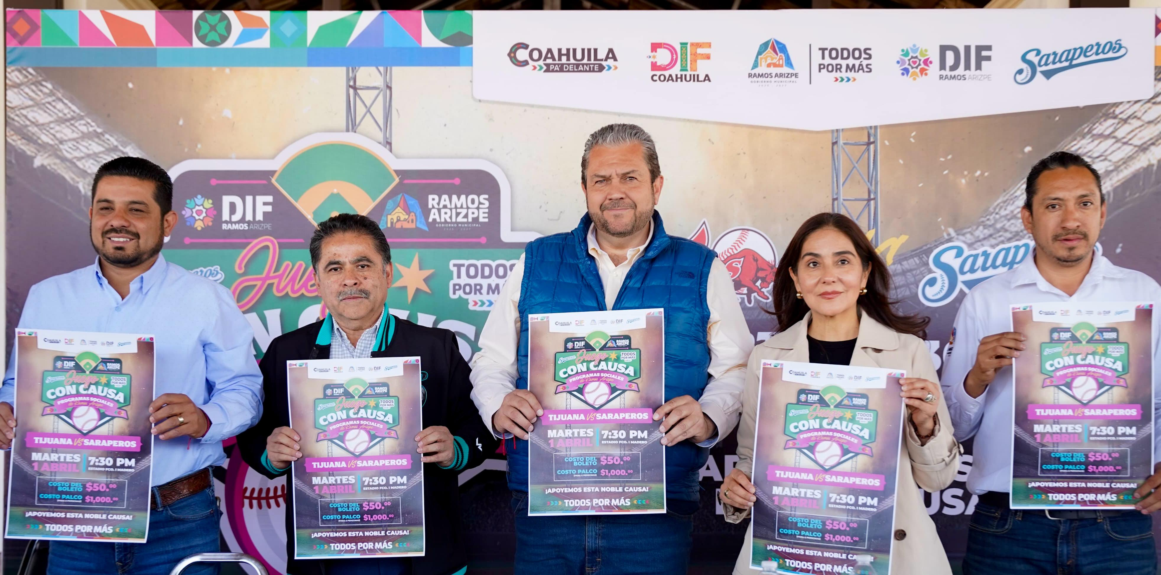 INVITA TOMÁS GUTIÉRREZ A JUEGO SARAPEROS VS TOROS DE TIJUANA; BENEFICIARÁ PROGRAMAS SOCIALES DEL DIF