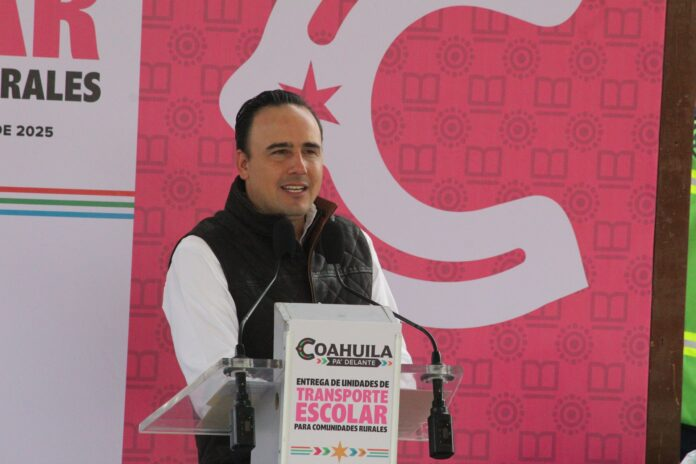 POR ARRANCAR PROGRAMA PARA MEJORAR INFRAESTRUCTURA EN ESCUELAS DE COAHUILA: MANOLO JIMÉNEZ 