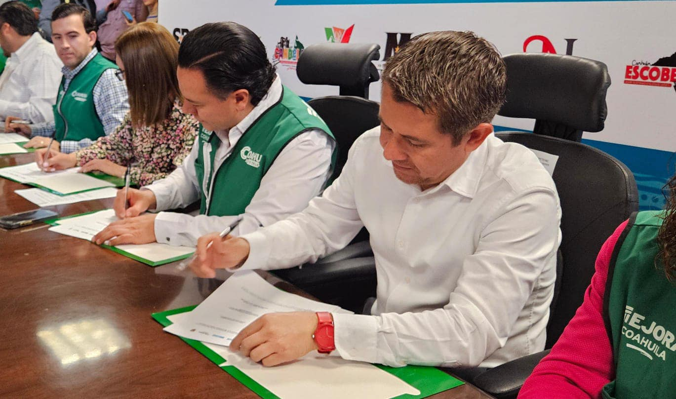 FIRMA DE CONVENIO CERTTURC-MEJORA COAHUILA EN SAN BUENAVENTURA