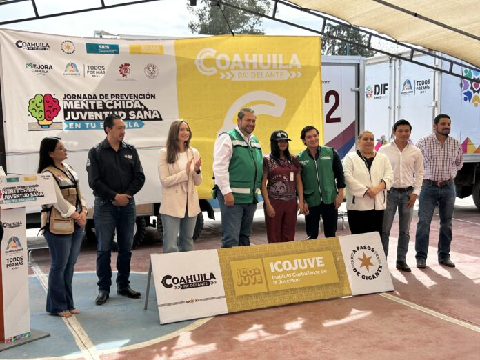 LLEGA A RAMOS ARIZPE LA JORNADA DE PREVENCIÓN “MENTE CHIDA, JUVENTUD SANA EN TU ESCUELA” EN EL CETIS 60