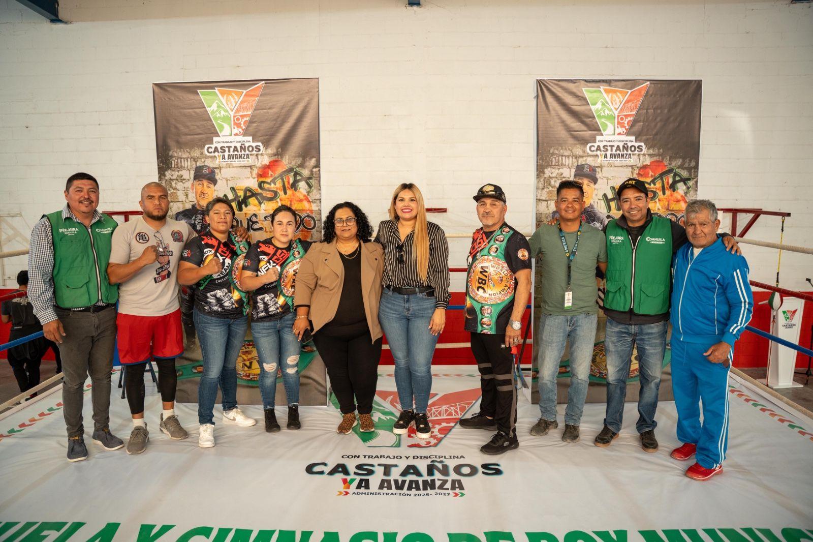 REABRE YESICA GIMNASIO MUNICIPAL DE BOX EN CASTAÑOS