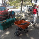 REHABILITAN ESPACIOS PÚBLICOS EN OCAMPO CON APOYO DEL GOBIERNO ESTATAL
