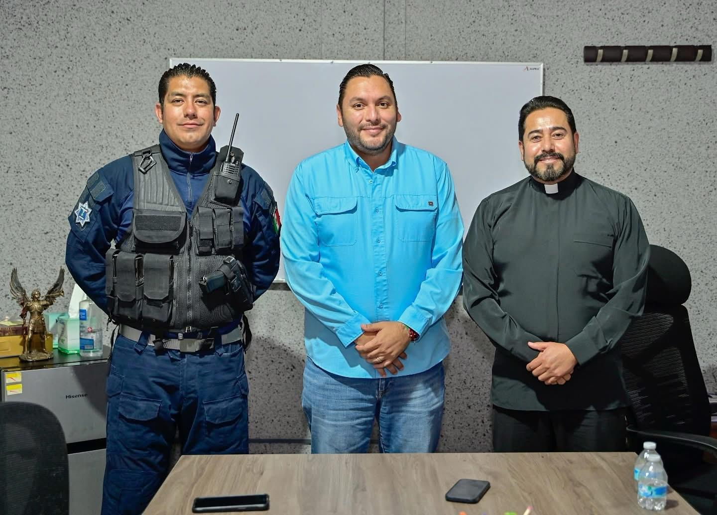 ENCABEZA CARLOS VILLARREAL OPERATIVO ESPECIAL PARA EL VIACRUCIS VIVIENTE