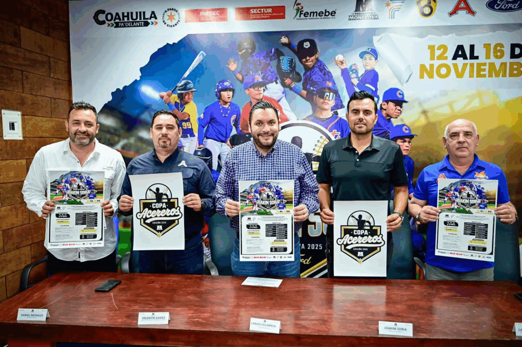 PRESENTA CARLOS VILLARREAL TORNEO DE BÉISBOL JOAKIM SORIA