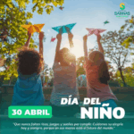 EL ALCALDE CHANO DÍAZ FELICITA A LA NIÑEZ DE SABINAS EN SU DÍA