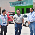 SUPERVISA ALCALDE CARLOS VILLARREAL OBRAS DE DRENAJE EN LA CALLE DOMINGO ARRIETA