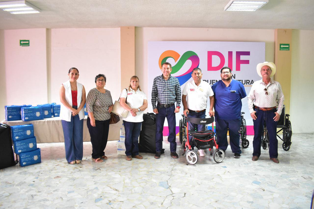 AGRADECE ALCALDE HUGO LOZANO DONACIÓN DE FUNDACIÓN PAISANOS UNIDOS