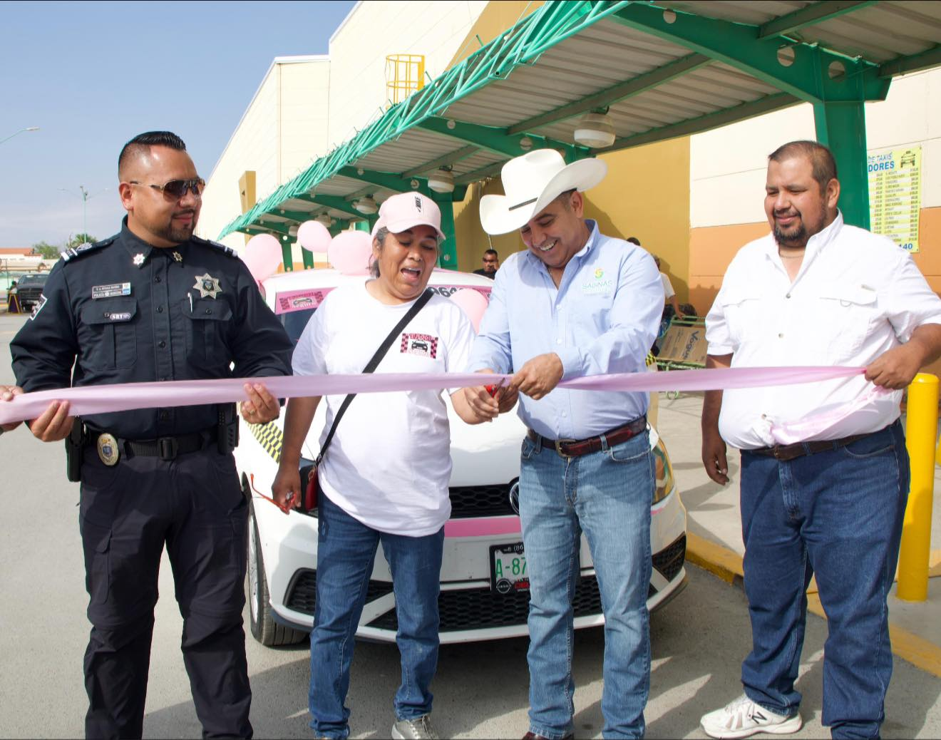 INICIA OPERACIONES “TAXI SEGURO” EN SABINAS PARA MUJERES.