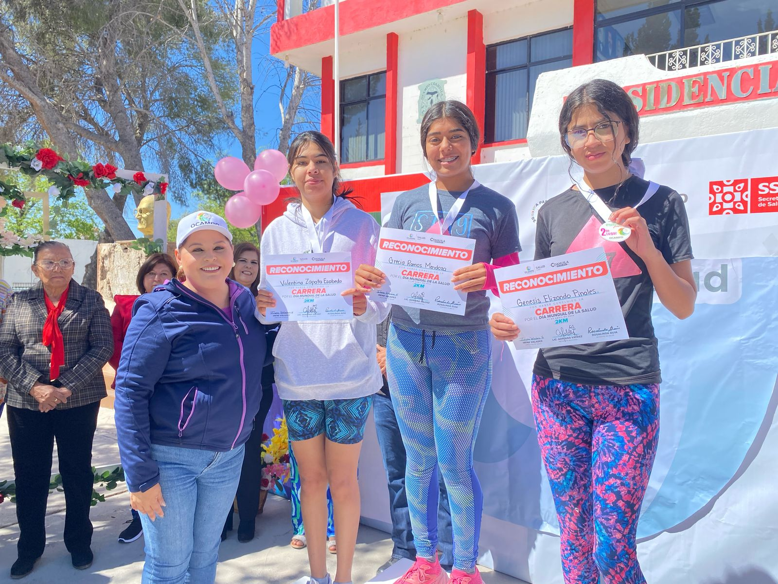 OCAMPO ARRANCA LA SEMANA CON ENERGÍA EN LA CARRERA POR LA SALUD