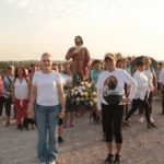 LAURA JIMÉNEZ PARTICIPA EN PROCESIÓN EN HONOR A SAN ISIDRO LABRADOR EN MÚZQUIZ
