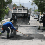 TRABAJA GOBIERNO DE SALTILLO CON TODO EN PLAZAS DE LA CIUDAD