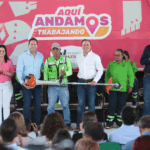 ALCALDE DE SALTILLO JAVIER DÍAZ PONE EN MARCHA TRABAJOS DE MEJORAMIENTO EN LAS TERESITAS CON EL PROGRAMA COLONIAS AL 100