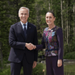 RECIBE PRIMER MINISTRO DE CANADÁ A SHEINBAUM
