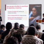 SE PUBLICARÁN DOS DECRETOS SOBRE MOVILIDAD Y JUBILACIÓN DEL MAGISTERIO: SHEINBAUM