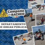 ALCALDESA LAURA JIMÉNEZ SUPERVISA CAMPAÑA DE BACHEO EN MÚZQUIZ