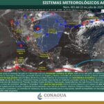 LLUVIAS MUY FUERTES EN COAHUILA; SE ESPERAN DESCARGAS ELÉCTRICAS Y GRANIZO