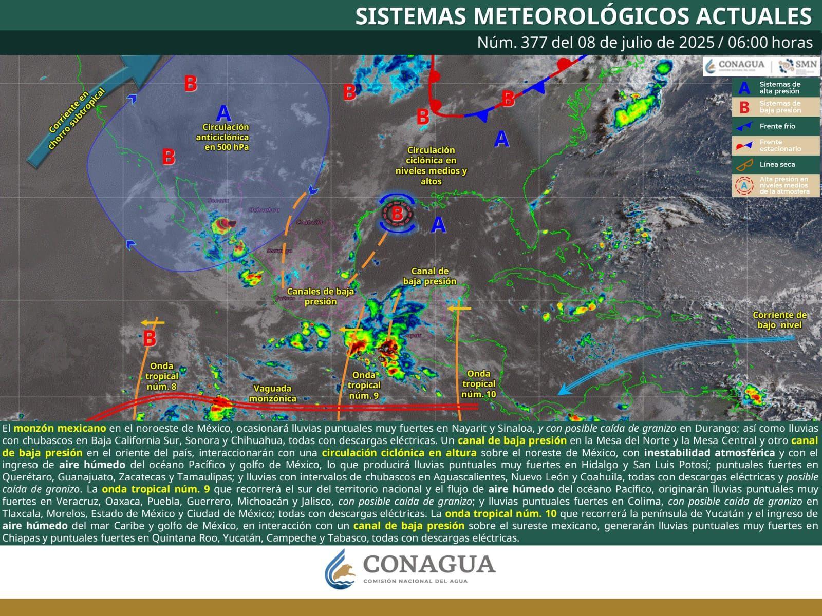SE ESPERAN LLUVIAS Y CHUBASCOS EN COAHUILA